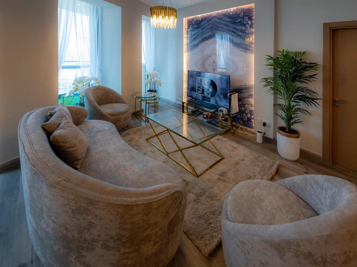 شقة First Class 3Br With Full Dubai Skyline & Sea View المظهر الخارجي الصورة